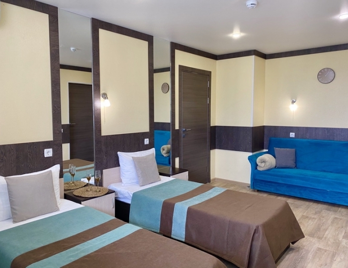 Люкс Семейный 2-комнатный 5-местный корпус 1 - Санаторий «Голубая волна» Алушта