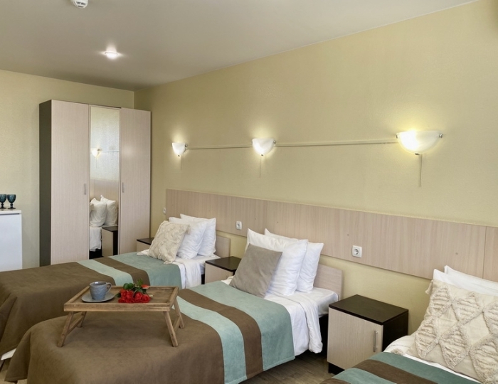 Улучшенный 3-местный 1-комнатный корпус 1 - Санаторий «Голубая волна» Алушта